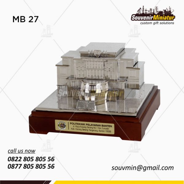 Miniatur Gedung Politeknik Pelayaran Banten