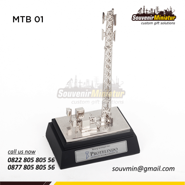 Miniatur Tower BTS Protelindo