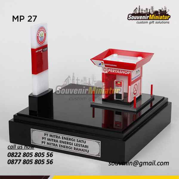 Souvenir Miniatur SPBU Petrashop