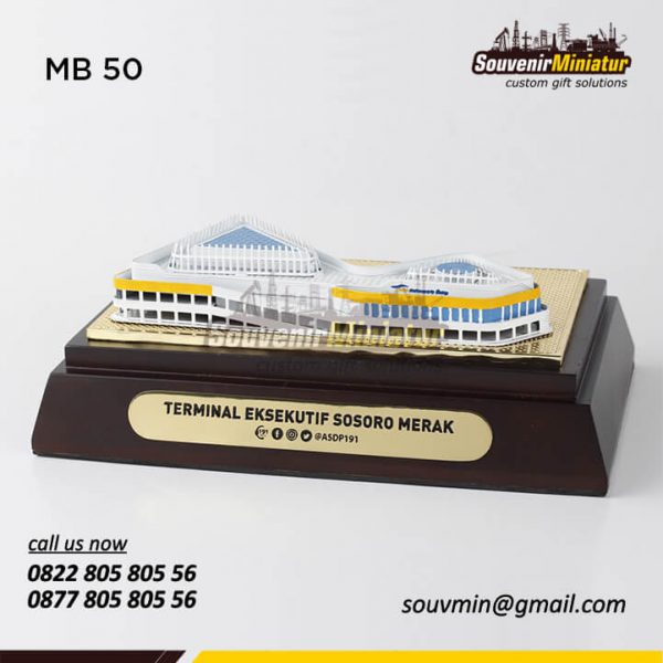 MB50 Miniatur Bangunan Terminal Eksekutif Sosoro Merak