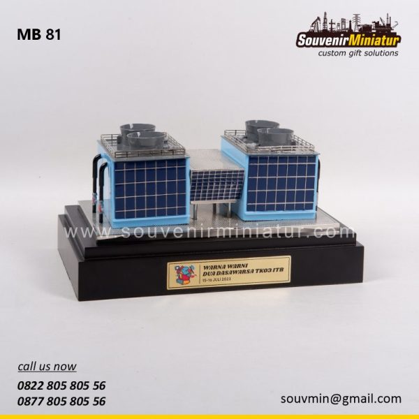 MB81 Souvenir Miniatur Bangunan Gedung Rolling Tower Besar Warna Warni Dua Dasawarsa TK03 ITB