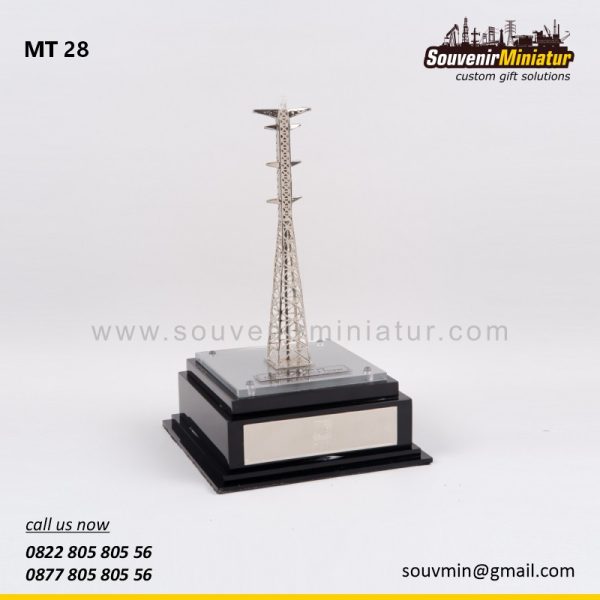 MT28 Souvenir Miniatur Tower Sutet 500Kv Compact Lattice Unit PT PLN