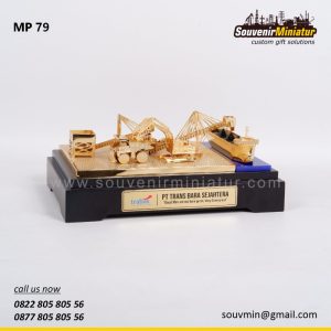 MP79 Souvenir Miniatur Pertambangan Conveyor Batubara PT Trans Sejahtera Jakarta