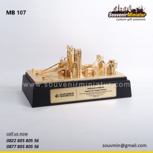 Miniatur Bangunan Pabrik Semen Tuba