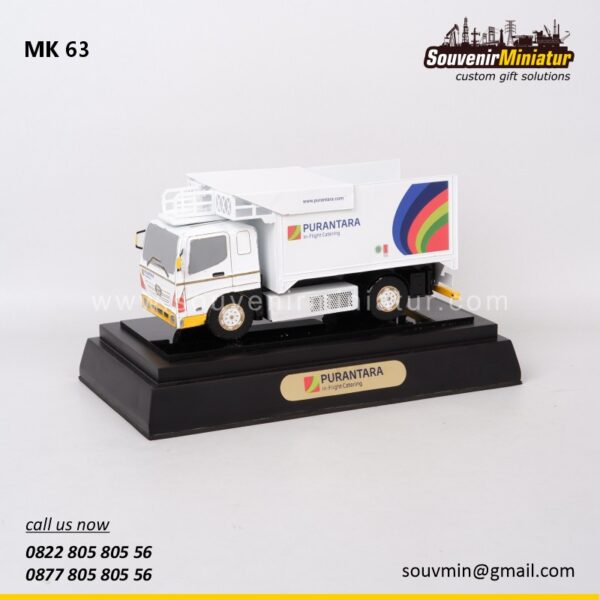 MK63 Souvenir Miniatur Truck Purantara