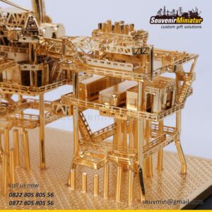 Miniatur Rig Offshore BEKAPAI PT Pe