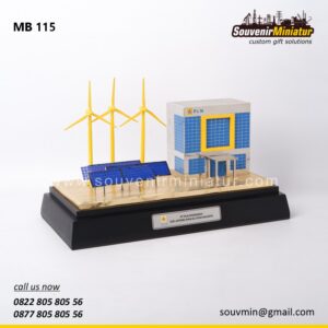 Miniatur Gedung Pembangkit Listrik 