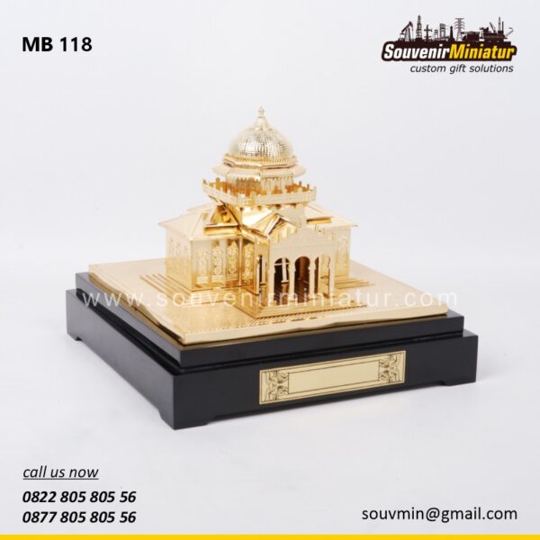 MB118 Souvenir Miniatur Masjid Baiturrahman Banda Aceh