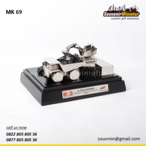 Miniatur Truk dan Excavator Mining 