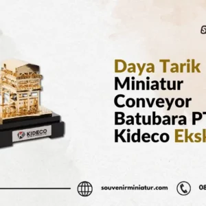 Miniatur Conveyor Batubara PT Kideco - PlakatZone