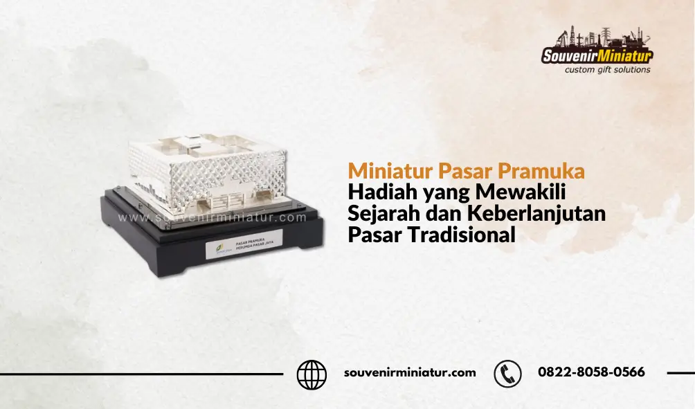 Miniatur Pasar Pramuka - SouvenirMiniatur