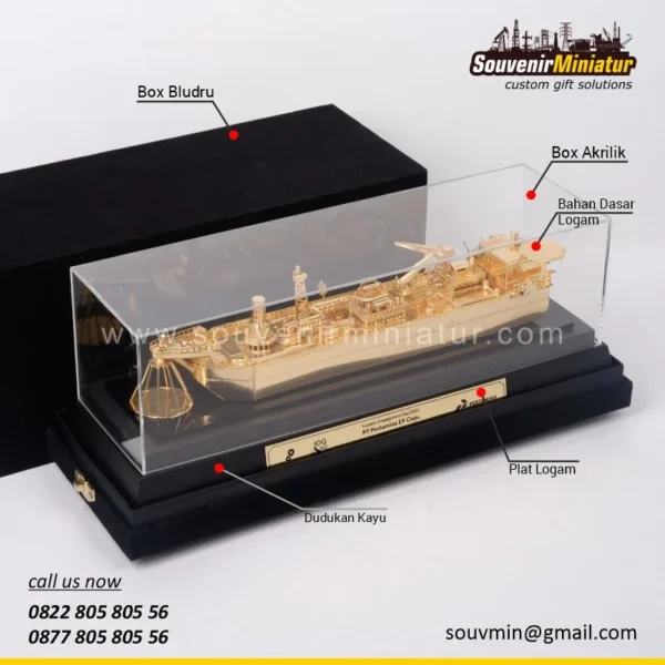DETAIL2-MK77 Miniatur Pertamina EP Cepu Jakarta
