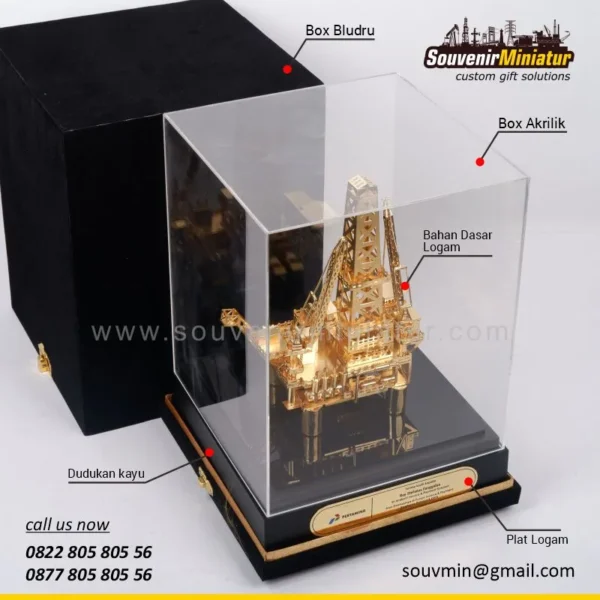 DETAIL2-MP113 Miniatur Rig Offshore Pertamina Jakarta