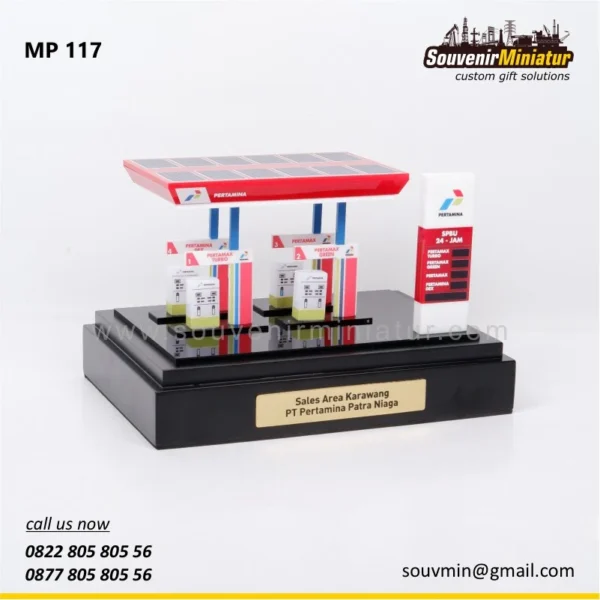 MP117 Miniatur SPBU Pertamina Sales Area