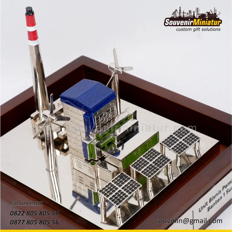 Miniatur Unit Bisnis Pembangkitan Banten 1 Suralaya PLN Indonesia Power 2 DETAIL-MP119 Miniatur Unit Bisnis Pembangkitan