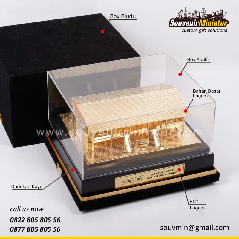 Miniatur Kantor Pusat C.U Keling Kumang 3 DETAIL2-MB143 Miniatur Kantor Pusat C.U