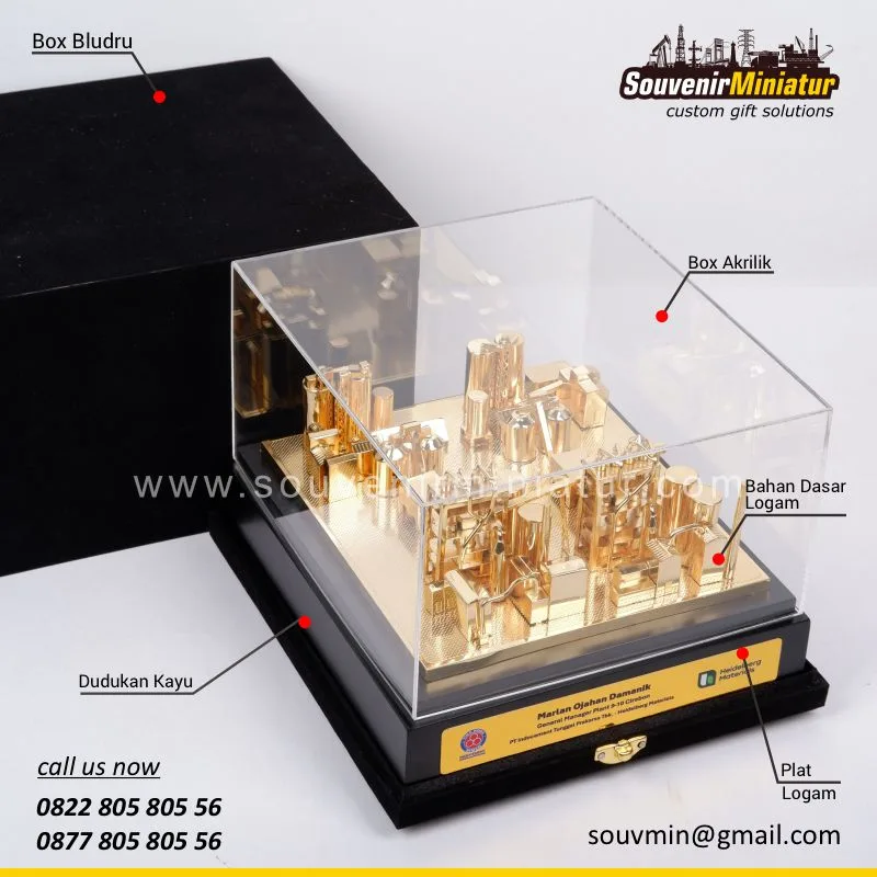 Miniatur PT Indocement Tunggal Prakarsa 3 DETAIL2-MB144 Miniatur Indocement Tunggal Prakarsa