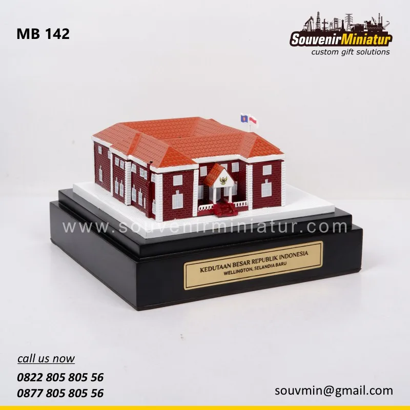 Miniatur Kedutaan Besar RI Selandia Baru 1 MB142 Miniatur Kedutaan Besar RI
