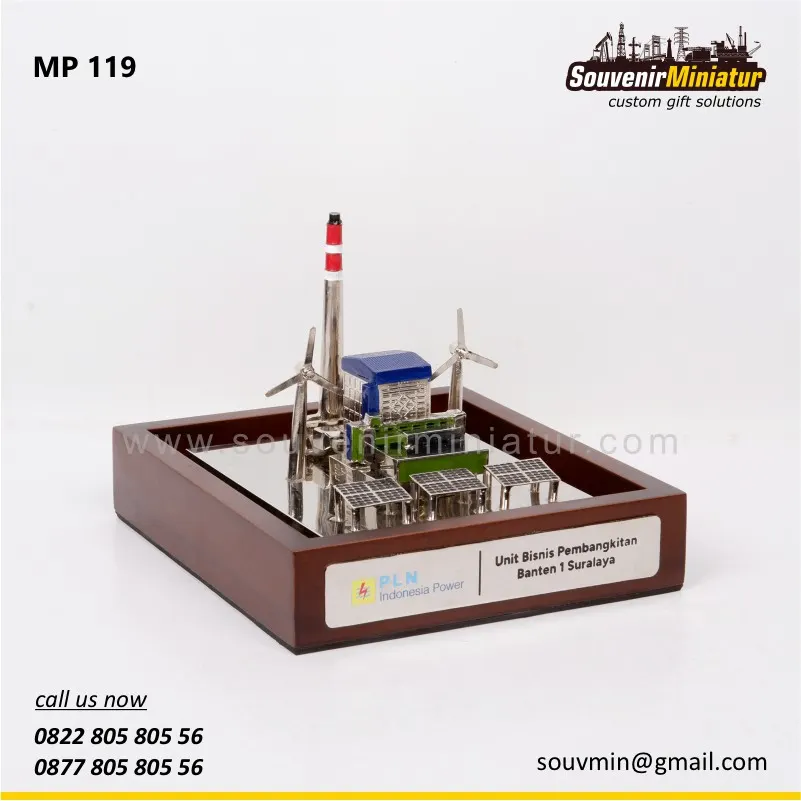 Miniatur Unit Bisnis Pembangkitan Banten 1 Suralaya PLN Indonesia Power 1 MP119 Miniatur Unit Bisnis Pembangkitan