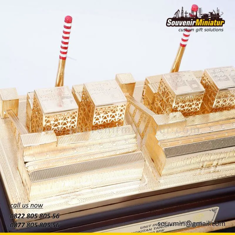 Miniatur PLN Unit Induk Pembangunan Tanjung Jati 2 DETAIL-MP126 Miniatur UIP Tanjung Jati