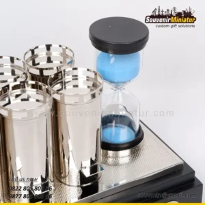 Souvenir Miniatur 20 Miniatur Silo Alumina PT Borneo Alu