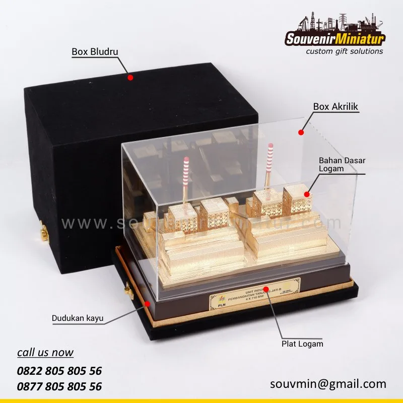 Miniatur PLN Unit Induk Pembangunan Tanjung Jati 3 DETAIL2-MP126 Miniatur UIP Tanjung Jati