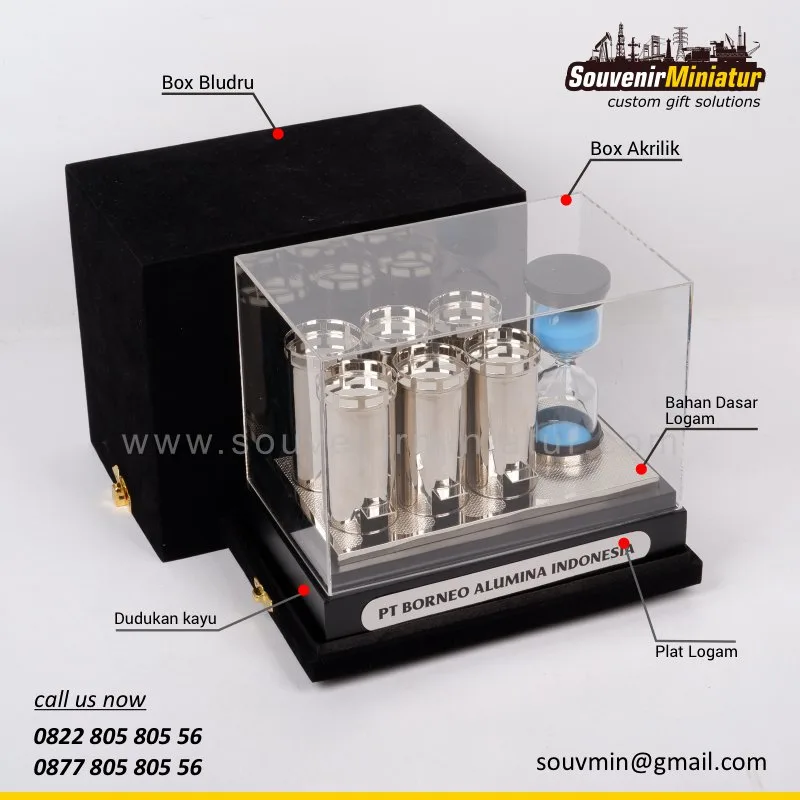 Miniatur Silo Alumina PT Borneo Alumina Indonesia 3 DETAIL2-MP127 Miniatur Silo Alumina