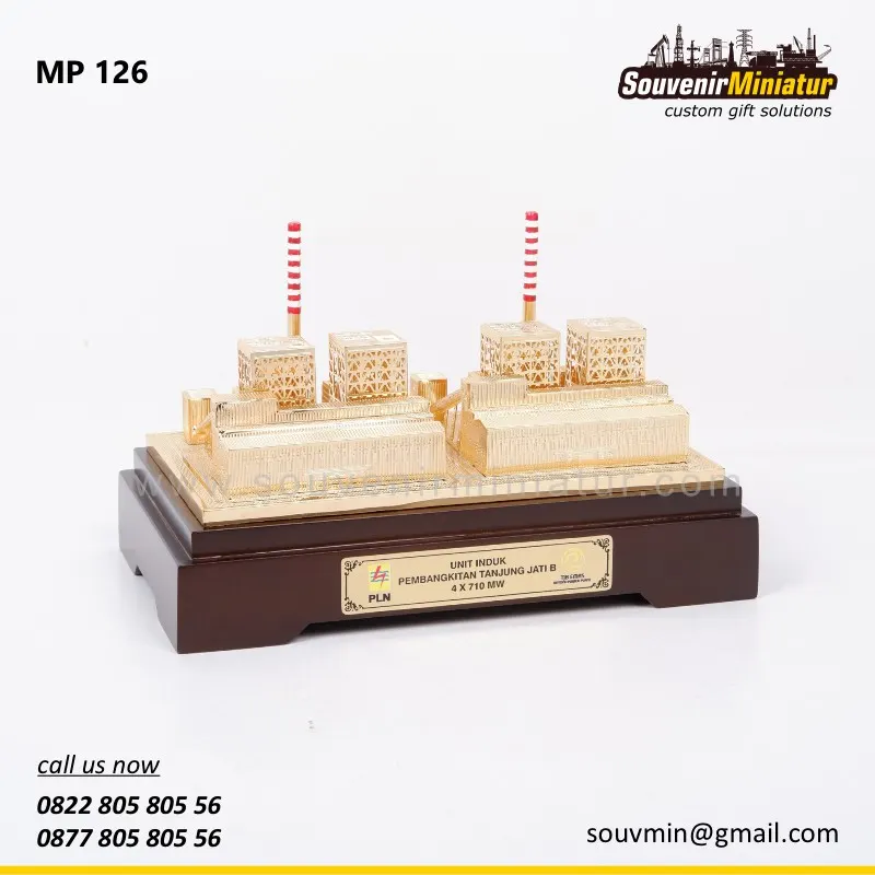 Miniatur PLN Unit Induk Pembangunan Tanjung Jati 1 MP126 Miniatur UIP Tanjung Jati
