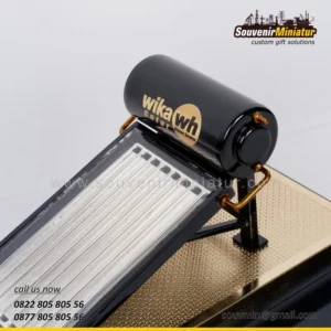 Souvenir Miniatur 16 Miniatur Solar Water Heater Signatu