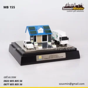 MB155 Miniatur Bangunan Home Charging Service