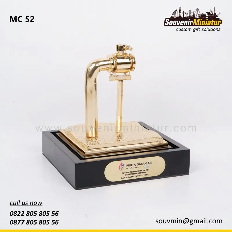 Miniatur Pipa PT Perta Daya Gas 1 MC52 Miniatur Pipa Perta Daya Gas