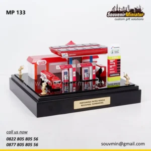 Miniatur SPBU Pertamina Patra Niaga