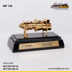 Souvenir Miniatur 19 Miniatur Turbin Pertamina Hulu Sang
