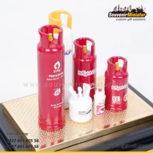 Souvenir Miniatur 16 Miniatur Bright Gas Pertamina Patra