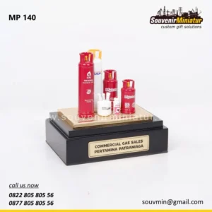 Souvenir Miniatur 15 Miniatur Bright Gas Pertamina Patra