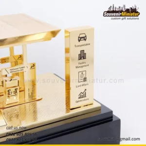 Souvenir Miniatur 16 Miniatur SPBU Pertamina Operation S